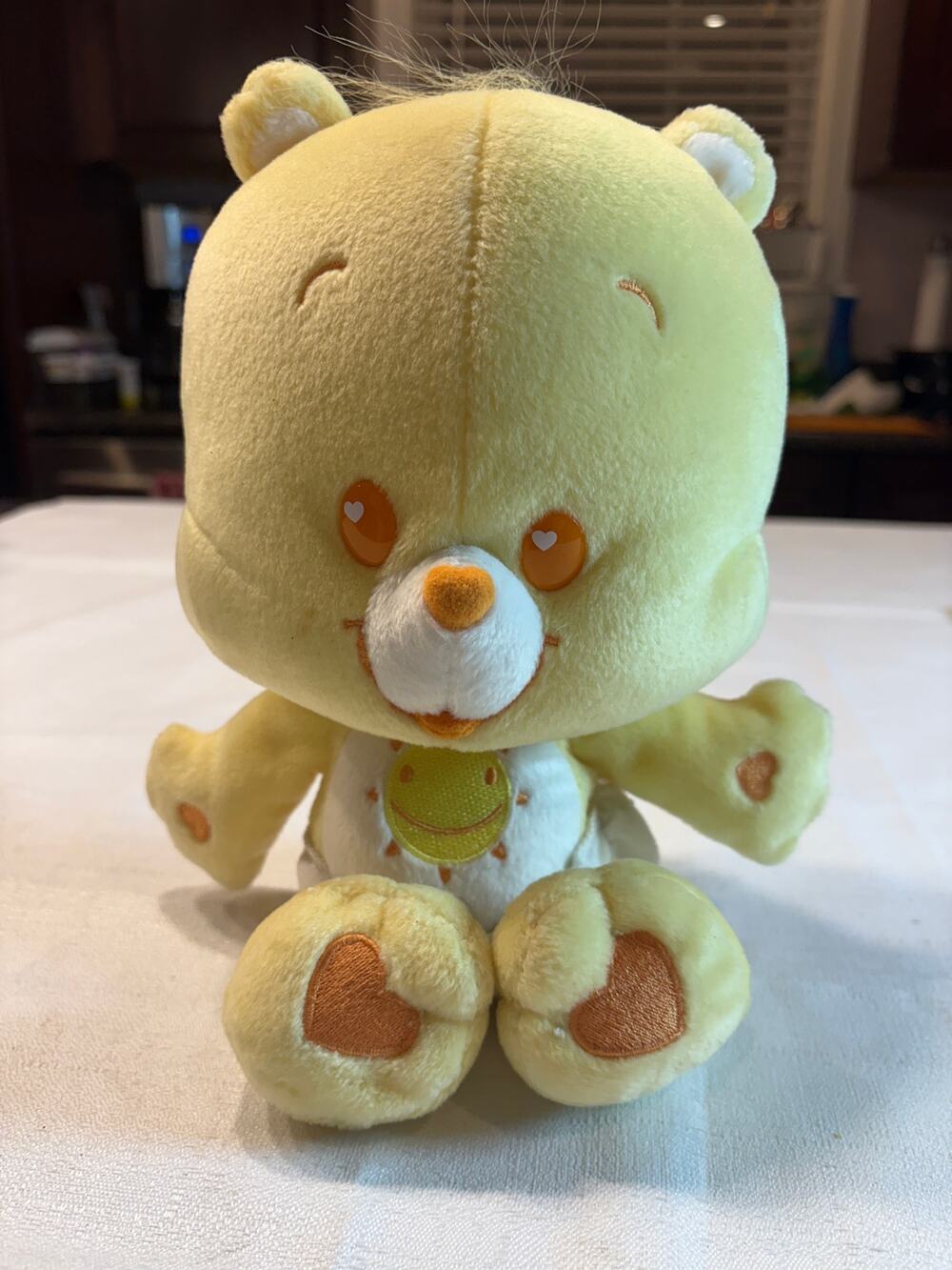 Vintage 2004 Funshine Cub Care Bear Yellow with Sun on Belly